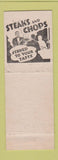 Matchbook Cover - Wayne's Grill New Castle IN