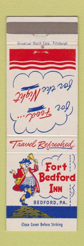 Matchbook Cover - Fort Bedford Inn PA