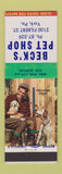 Matchbook Cover - Beck's Pet Shop York PA