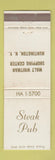 Matchbook Cover - Robert Leinbach Insurance Real Estate Pottstown PA WORN