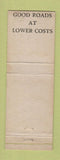 Matchbook Cover - Windsor Service Asphalt concrete Reading PA Lebanon