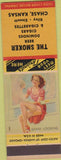Matchbook Cover - The Smoker Chase KS dominoes pinup