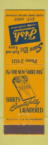 Matchbook Cover - Fish Dry Cleaners