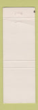 Matchbook Cover - Clinton House Clinton NJ WEAR