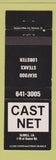 Matchbook Cover - Cast Nest Slidell LA WEAR