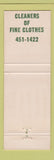 Matchbook Cover - Dale Cleaners Columbus OH