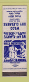 Matchbook Cover - Waco Dry Cleaners Waco OH