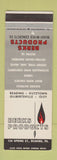 Matchbook Cover - Berks Ready Mixed Concrete Reading PA Kutztown Gilbertsville