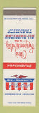 Matchbook Cover - All America City Hopkinsville KY Jaycees
