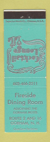 Matchbook Cover - Fireside Dining Room Gorham NH
