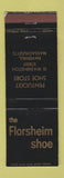 Matchbook Cover - Florsheim Shoes Pentucket Haverhill MA