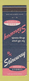 Matchbook Cover - Stineway Drug Stores
