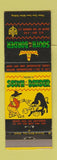 Matchbook Cover - South of the Border Mexican restaurant motel Dillon SC