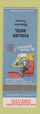 Matchbook Cover - Pavilion Hotel Montpelier VT