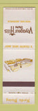 Matchbook Cover - Voyageur Hills Inn Reedsburg WI