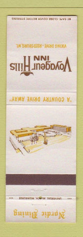 Matchbook Cover - Voyageur Hills Inn Reedsburg WI