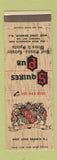 Matchbook Cover - Squares Pub West Long Branch NJ