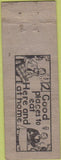 Matchbook Cover - Dutch Bar St Paul MN WEAR