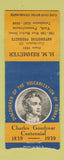 Matchbook Cover - Goodyear Tires 1939 HM Rehmeyer York PA BOBTAIL