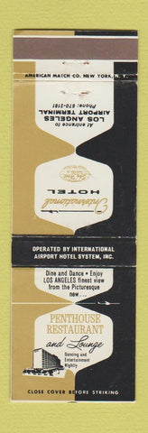 Matchbook Cover - Penthouse Restaurant Los Angeles CA