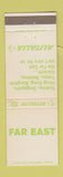 Matchbook Cover - Alitalia Airlines