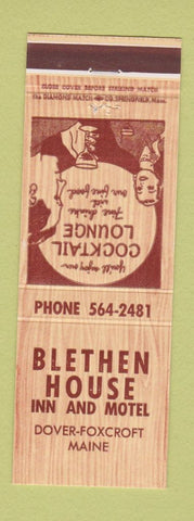 Matchbook Cover - Blethen House Inn Motel Dover Foxcroft ME