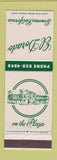 Matchbook Cover - El Dorado Sonoma CA