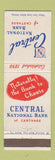 Matchbook Cover - Central National Bank Carthage MO