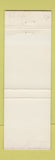 Matchbook Cover - Johnson's Restaurant Wildwood NJ seahorse