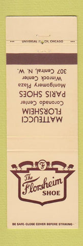 Matchbook Cover - Florsheim Shoes  Matteucci Paris Shoes Albuquerque NM