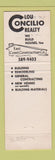 Matchbook Cover - Concilio Real Estate Pitman NJ