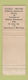 Matchbook Cover - Don De Gunia Match Collector St Louis MO