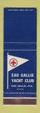 Matchbook Cover - Eau Gallie Yacht Club FL