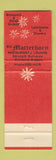 Matchbook Cover - The Matterhorn Restaurant Portland OR