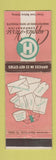 Matchbook Cover - Cupples Hesse Corp Paper Products Cincinnati OH Nord WEAR