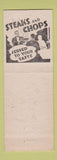 Matchbook Cover - Wayne's Grill New Castle IN