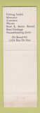 Matchbook Cover - White's Bait & Tackle cabins Gladstone MI
