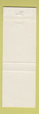 Matchbook Cover - Horse Sense Company Santa Monica CA JJ Rosier LIGHT ORANGE