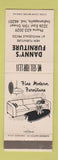 Matchbook Cover - Danny's Furniture Indianapolis IN PEACH
