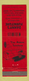 Matchbook Cover - Danny's Furniture Indianapolis IN RED WEAR