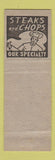 Matchbook Cover - Wayne's Grill New Castle IN Deer