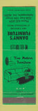 Matchbook Cover - Danny's Furniture Indianapolis IN GREEN