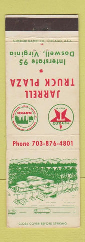 Matchbook Cover - Texaco oil gas Jarrell Plaza Doswell VA WEAR