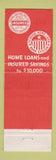 Matchbook Cover - Thrift Corner Savings Loan Youngstown Salem Struthers OH WEAR