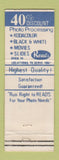 Matchbook Cover - Read's Drug Stores DD Bean WEAR