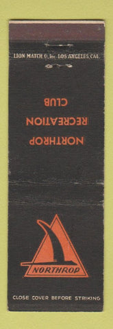 Matchbook Cover - Northrop Recreation Club