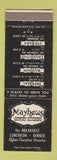 Matchbook Cover - Mayhews Country Kitchens New York CIty