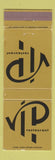 Matchbook Cover - VIP Restaurants Columbus OH WEAR