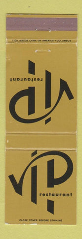 Matchbook Cover - VIP Restaurants Columbus OH WEAR