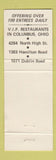 Matchbook Cover - VIP Restaurants Columbus OH WEAR